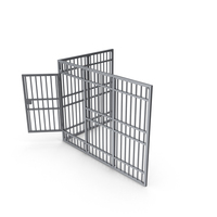 Prison Bars Left Corner Open PNG & PSD Images