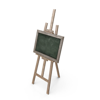 Easel With A Slate Green PNG & PSD Images