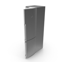 Steel Open Refrigerator PNG & PSD Images