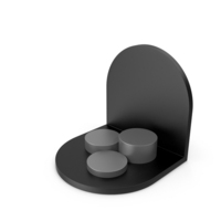 Black Product Display Podium PNG & PSD Images