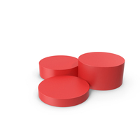 Red Cylinder Podium PNG & PSD Images