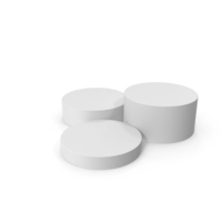 White Cylinder Podium PNG & PSD Images