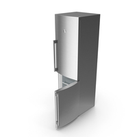 Refrigerator Steel Open Bottom PNG & PSD Images