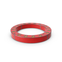 Four Part Cylinder Steel Painted Red PNG & PSD Images
