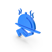 Blue Food Service Symbol PNG & PSD Images
