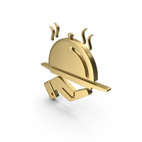 Gold Food Service Symbol PNG & PSD Images