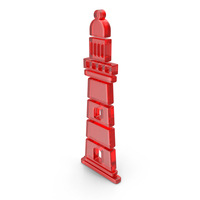 Red Lighthouse Symbol PNG & PSD Images