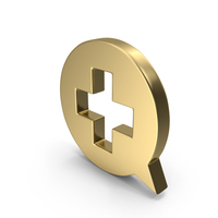 Metal New Speech Bubble Symbol PNG & PSD Images