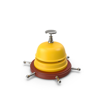 Service Bell Yellow PNG & PSD Images