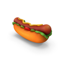 Cartoon Hotdog PNG & PSD Images