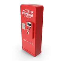 Coca Cola Vintage Bottle Vending Machine PNG & PSD Images