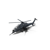 Gray Combat Helicopter PNG & PSD Images