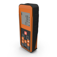 Orange Distance Measuring Instrument PNG & PSD Images