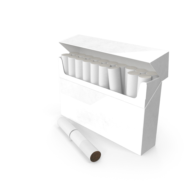 Pack of Electronic Cigarettes Open with Stick PNG & PSD Images