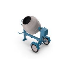 Portable Cement Mixing Machine PNG & PSD Images
