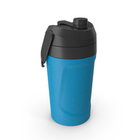 Spout Insulated Blue Sport Bottle PNG & PSD Images