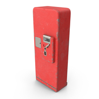 Vintage Aged Coke Bottle Vending Machine PNG & PSD Images