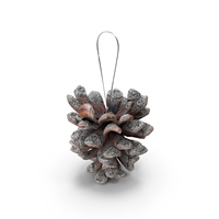 Cone Christmas Tree Toy Silver PNG & PSD Images