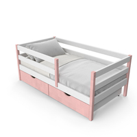 Children's Bed PNG & PSD Images