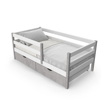Children's Bed PNG & PSD Images