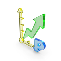 Glass Money Growth Chart Symbol PNG & PSD Images