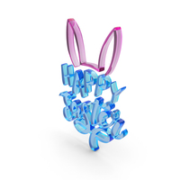 Happy Easter Festival Banner Symbol PNG & PSD Images