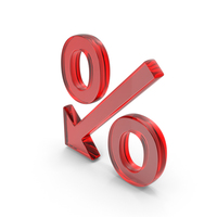 Percentage Decrease Symbol PNG & PSD Images
