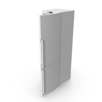 White Open Refrigerator PNG & PSD Images