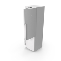 White Open Top Refrigerator PNG & PSD Images