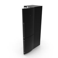 Black Open Refrigerator PNG & PSD Images