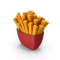 Cartoon Potato Fries PNG & PSD Images