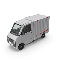 Wuling E10 Mini Truck Grey Color PNG & PSD Images