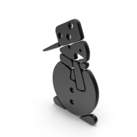 Christmas Snowman Logo PNG & PSD Images