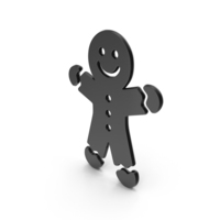 Christmas Gingerbread Man Logo PNG & PSD Images