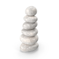 White Wet Cobblestones PNG & PSD Images