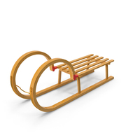 Wooden Sleigh PNG & PSD Images