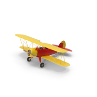 Biplane Generic Colored PNG & PSD Images