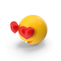 Smiley Face With Heart Eyes PNG & PSD Images