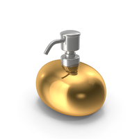 Gold Decorative Soap Pumper PNG & PSD Images
