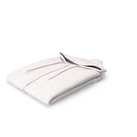 White Zipper Hooded Female Sweatshirt Without Pockets PNG & PSD Images