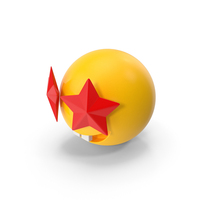 Smiley Face With Star Eyes PNG & PSD Images