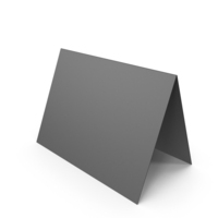 Black Place Card PNG & PSD Images