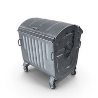Metal Garbage Container PNG & PSD Images