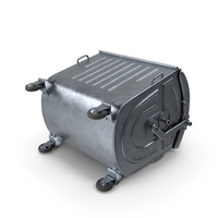 Metal Garbage Container PNG & PSD Images