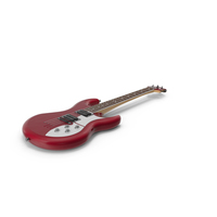 Red Bass Guitar PNG & PSD Images