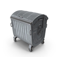 Metal Garbage Container PNG & PSD Images