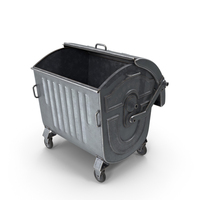 Metal Garbage Container PNG & PSD Images