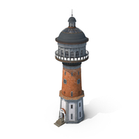 Old German Water Tower PNG & PSD Images