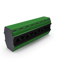 Scifi Weapon Part Green PNG & PSD Images