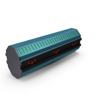 Scifi Weapon Part Blue PNG & PSD Images